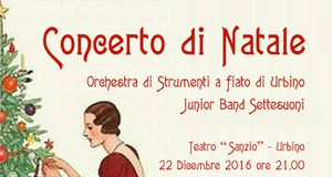 Urbino, il 22 dicembre al Teatro Sanzio il tradizionale concerto di Natale