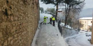 pulizia neve San Severino