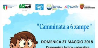 Ascoli Camminata a 6 zampe: terzo appuntamento 27 maggio