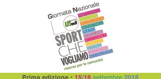 Giornata nazionale Lo sport che vogliamo