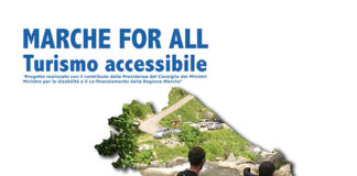 locandina con gli appuntamenti di Marche for all -turismo accessibile e inclusivo