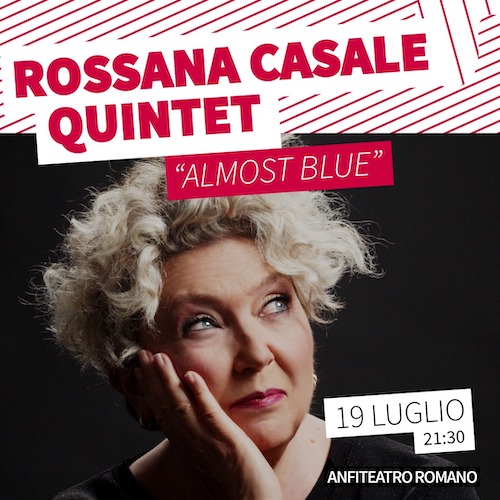 locandina con Rossana Casale in concerto ad Ancona