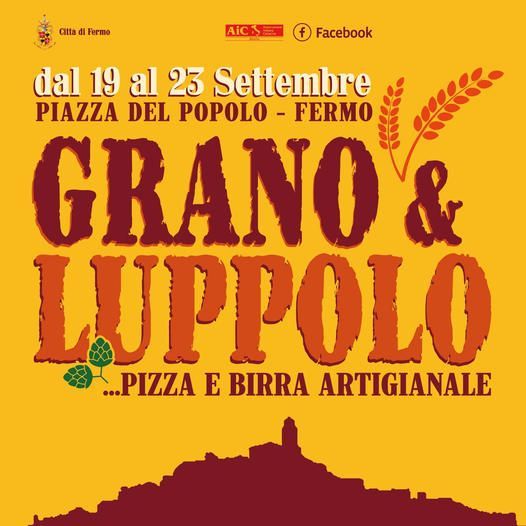 locandina di Grano e luppolo in piazza del popolo a Fermo