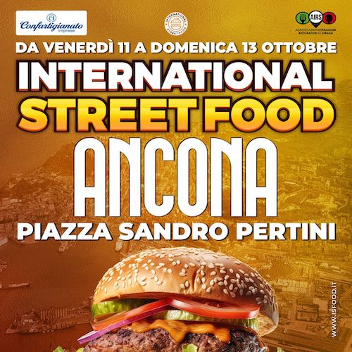 Locandina International Street Food  ad Ancona 11-13 ottobre