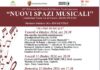 locandina festival Nuovi Spazi Musicali con date concerti