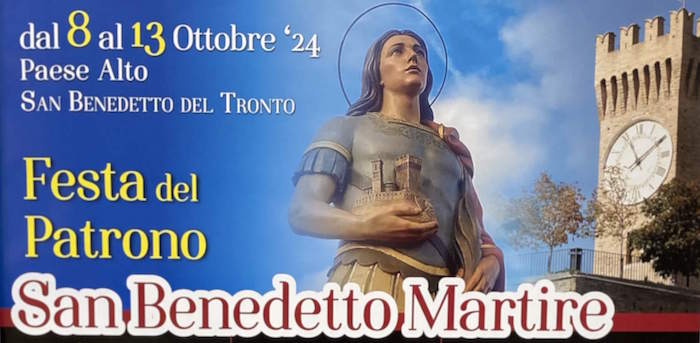 locandina della Festa di San Benedetto Martire